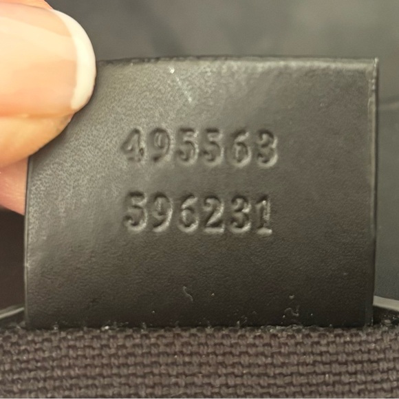 Gucci GG Supreme Backpack Black Red Stripes - 100% Authentic. - Picture 6 of 13